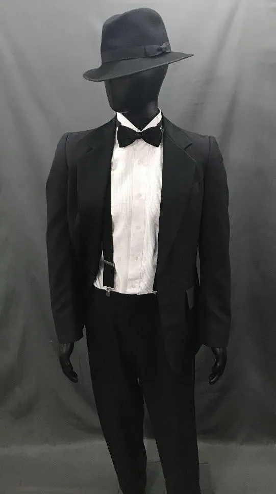 1920s Gangster Suit Black - Hire