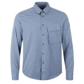 Belstaff Scale Shirt in Blue Flint