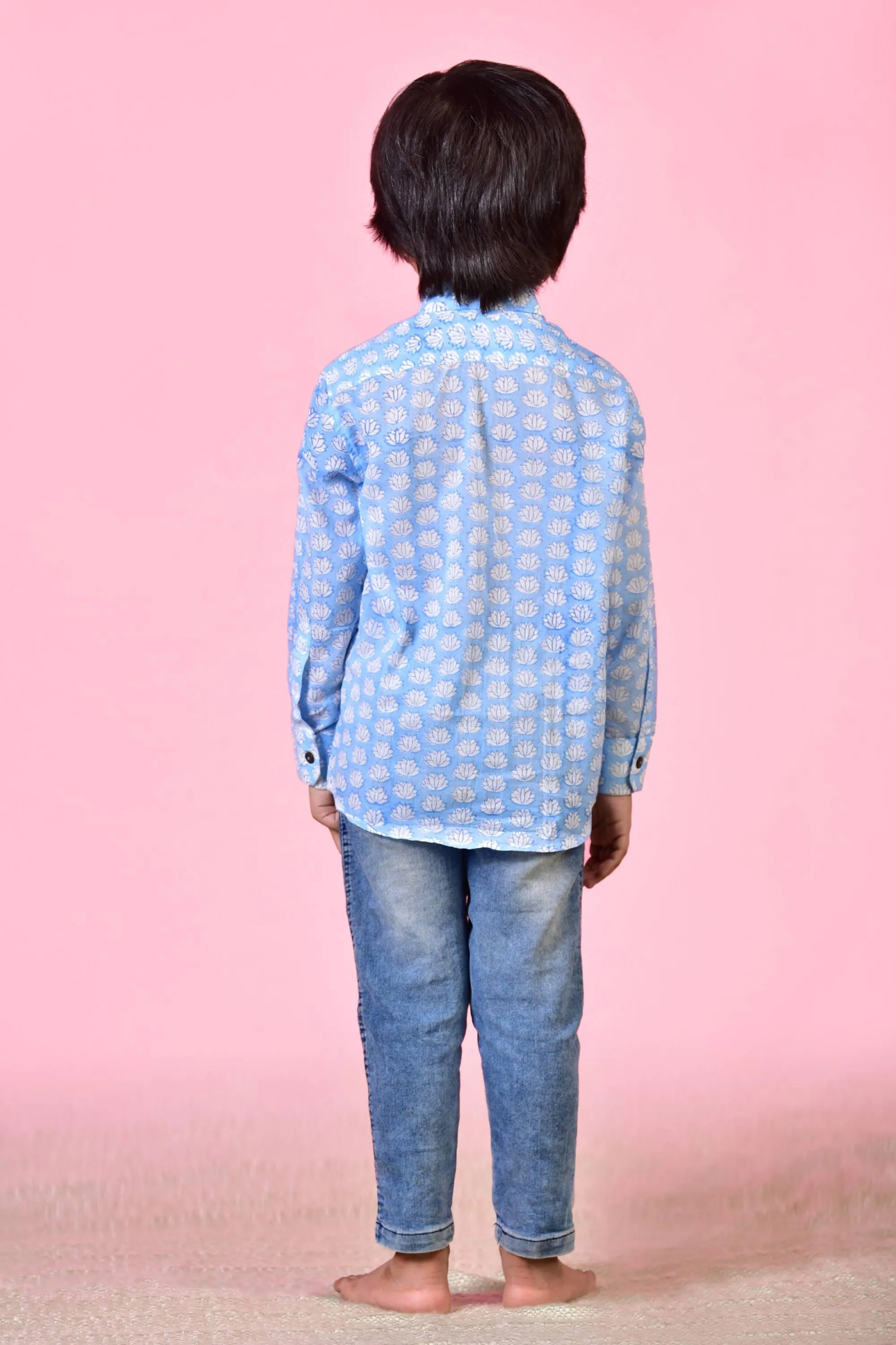 Blue Cotton Shirt