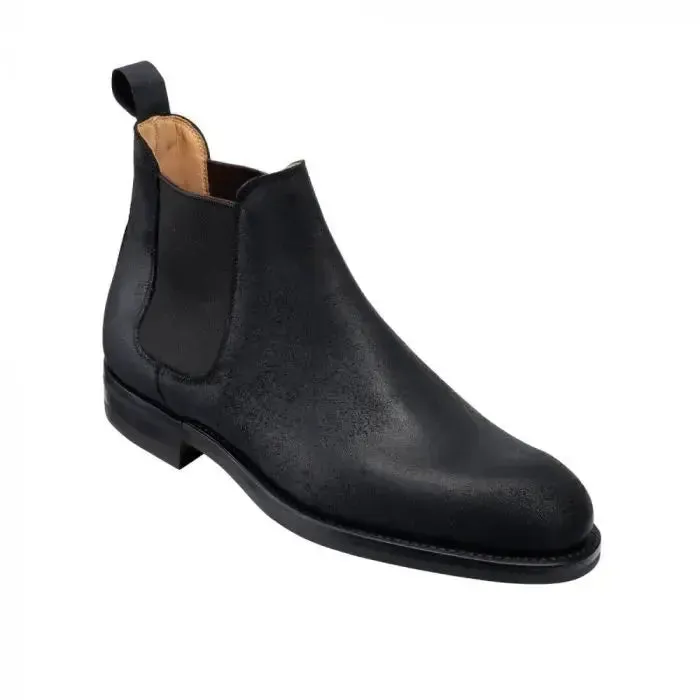 Chelsea 5 Black Rough-Out Suede Boots