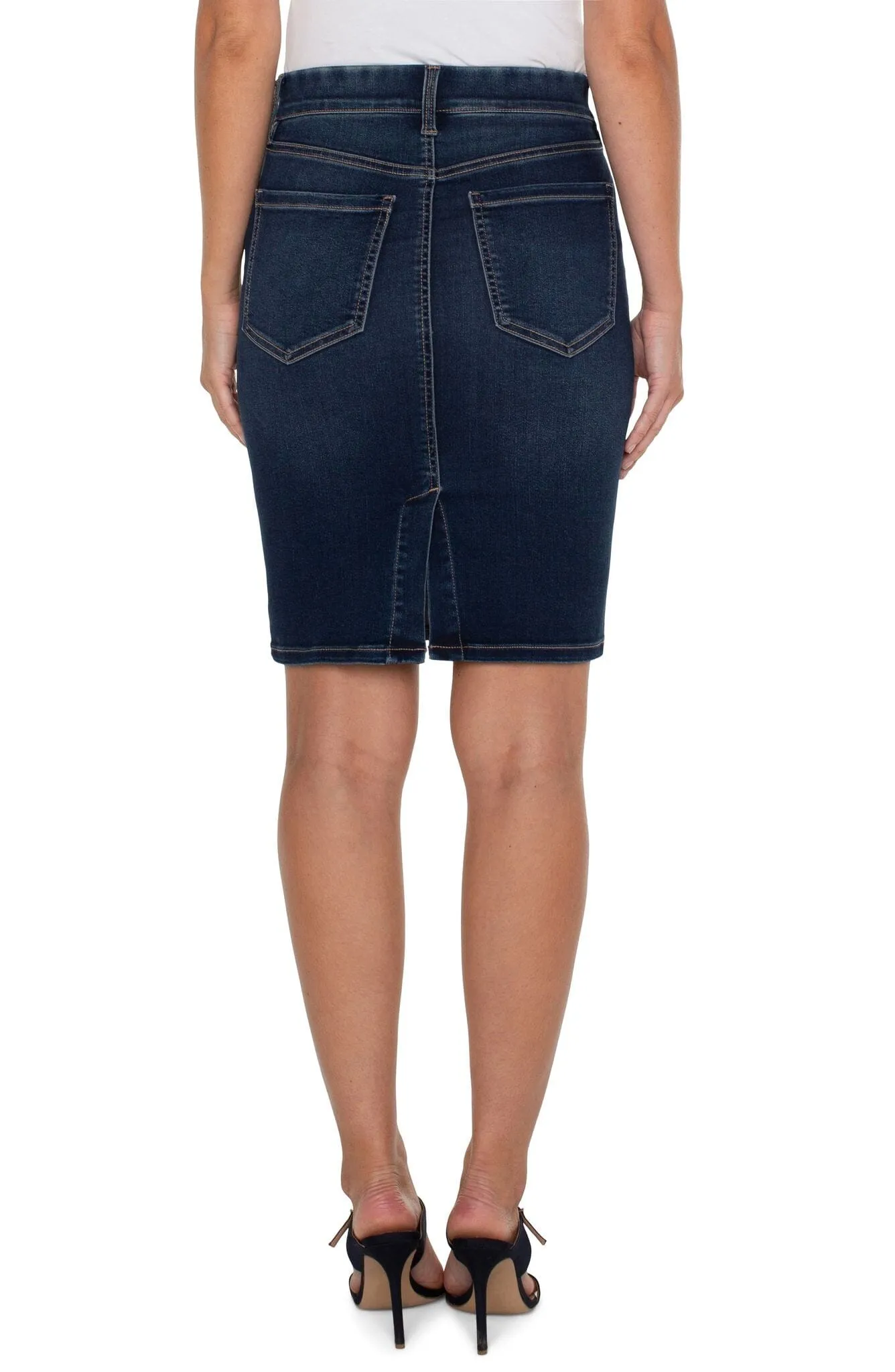 CLASSIC DENIM PENCIL SKIRT