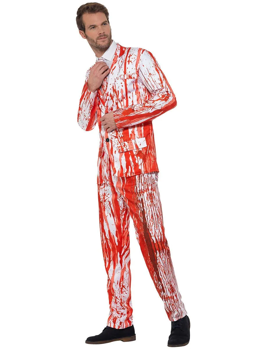 Creepy Blood Drip Mens Stand Out Halloween Suit