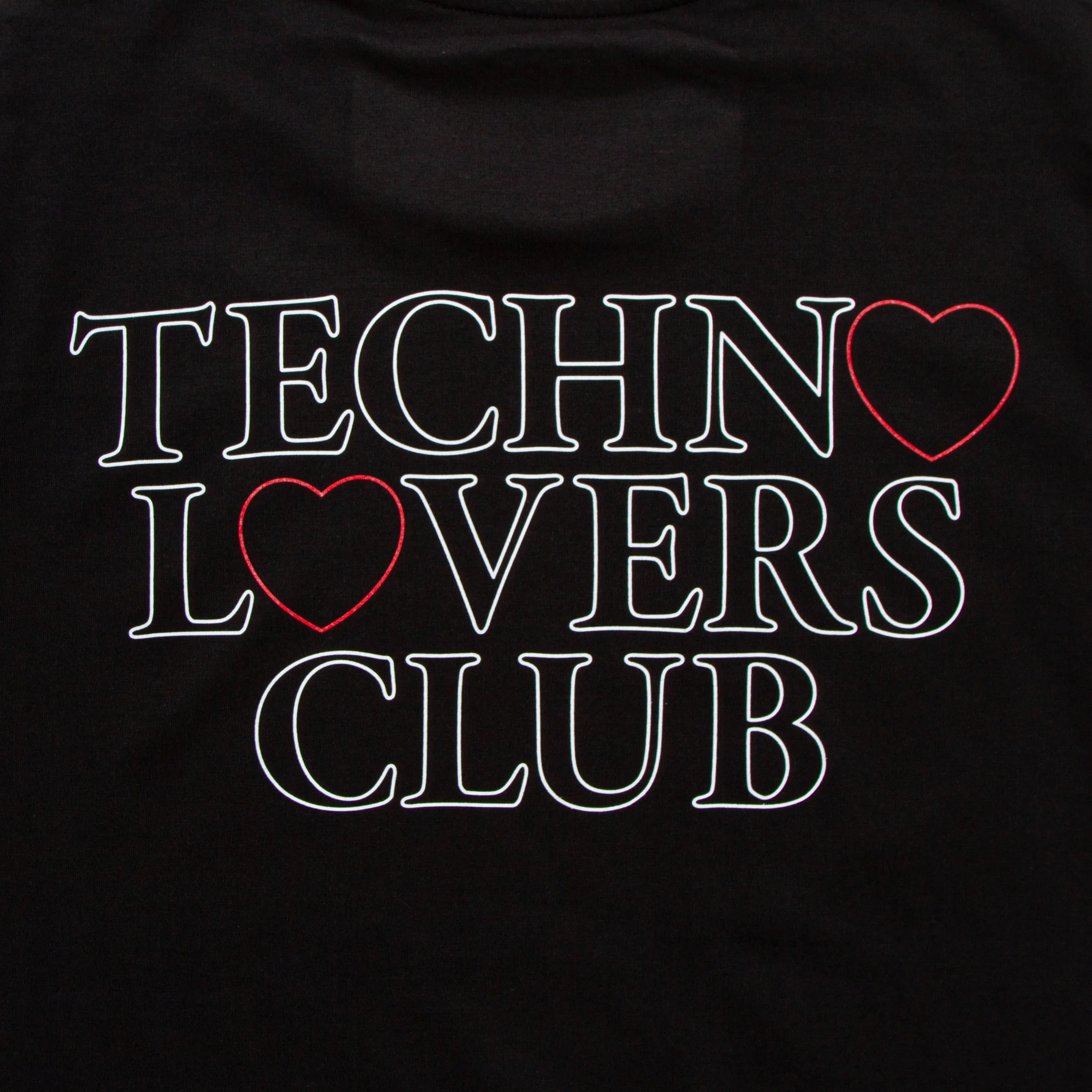 Crest Techno Lovers - Tshirt - Black