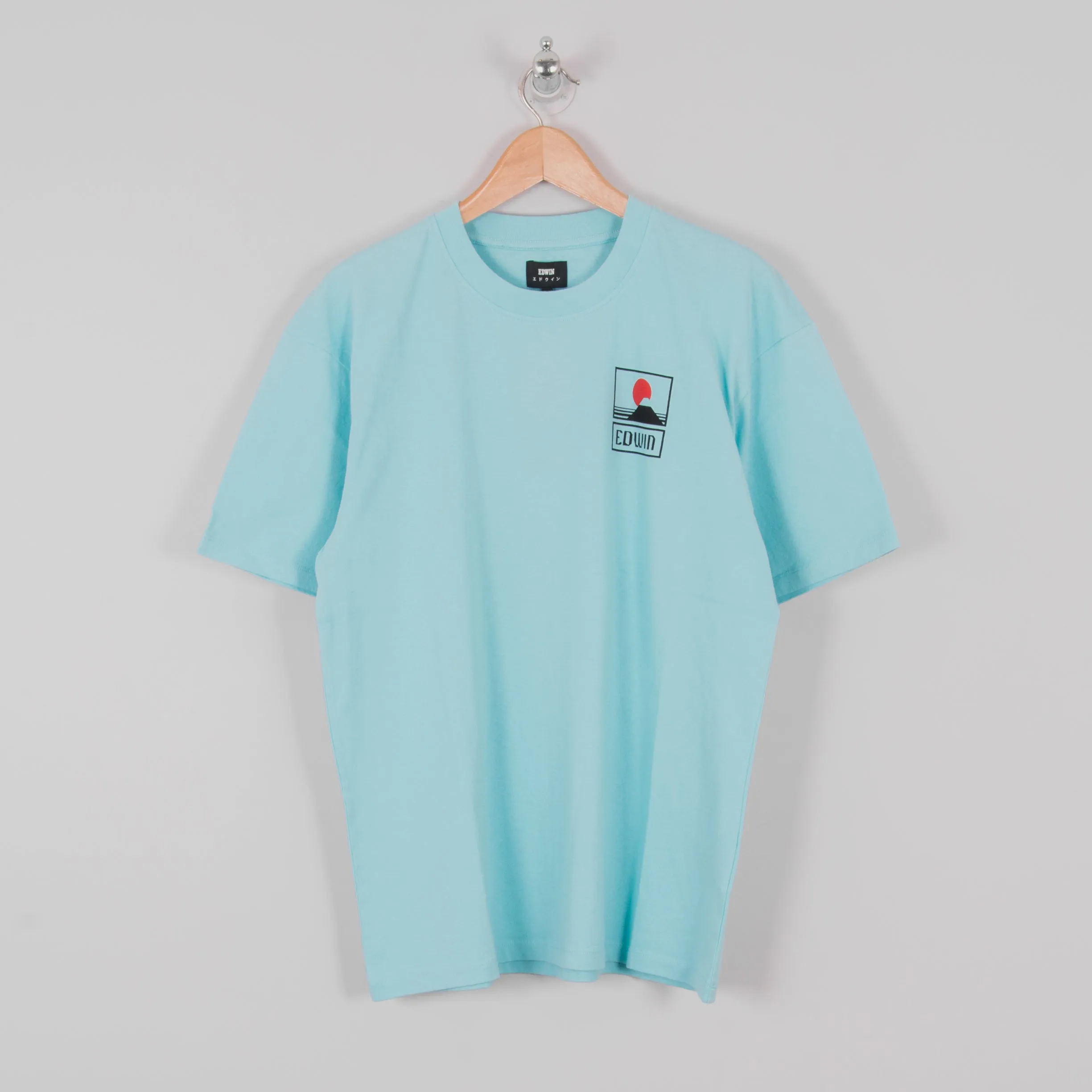 Edwin Sunset On Mt Fuji S/S Tee - Angel Blue