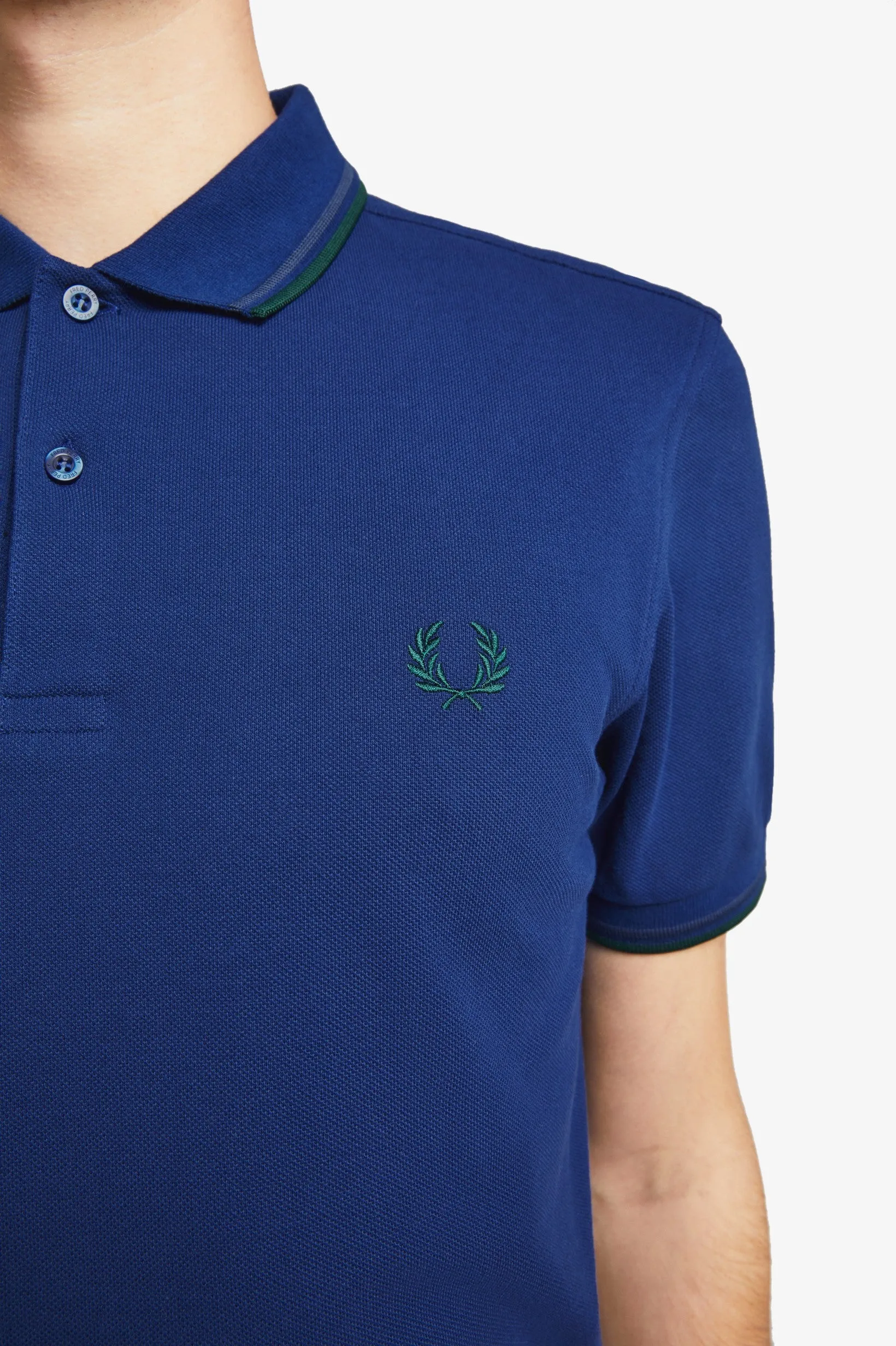 Fred Perry Polo Medieval Blue / Midnight Blue / Ivy