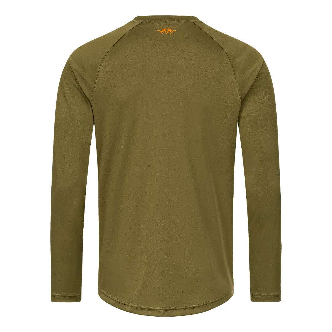 Function L/S T-Shirt 21 - Dark Olive by Blaser