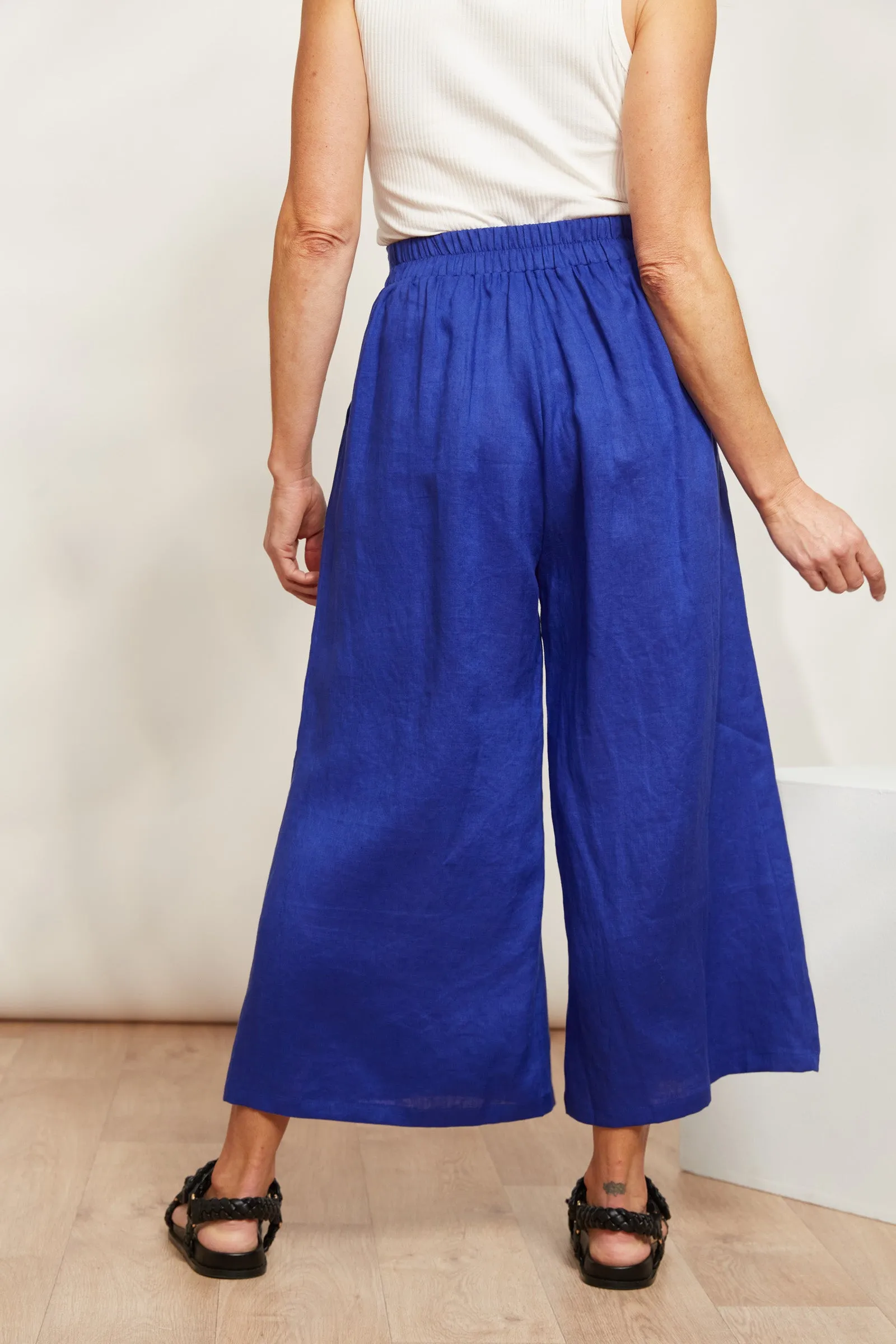 Halcyon Crop Pant - Cobalt