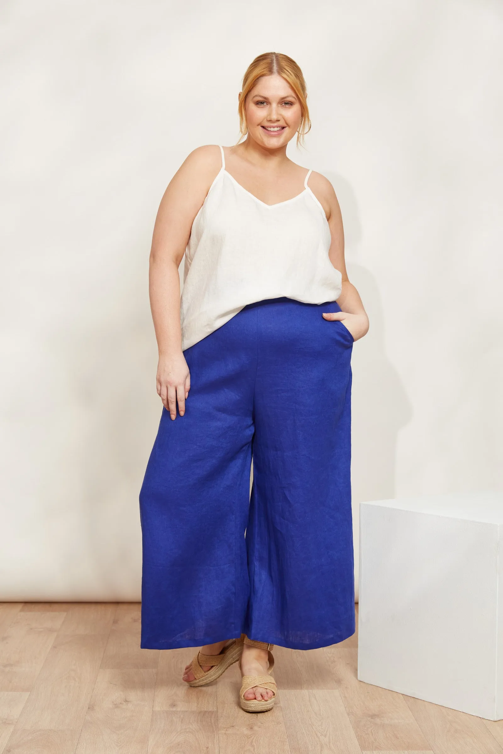 Halcyon Crop Pant - Cobalt