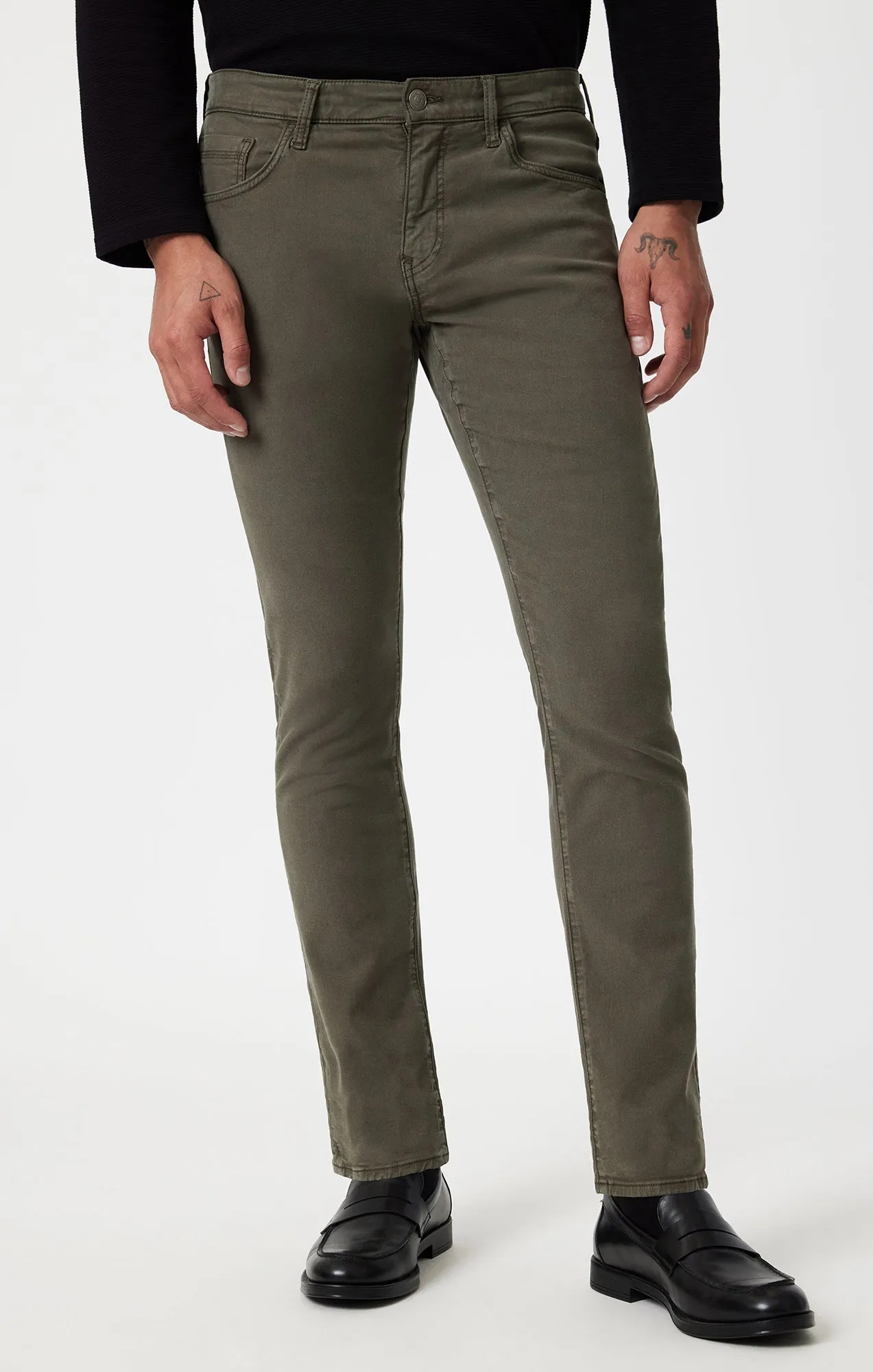 JAKE SLIM LEG IN TEA LEAF LUXE TWILL