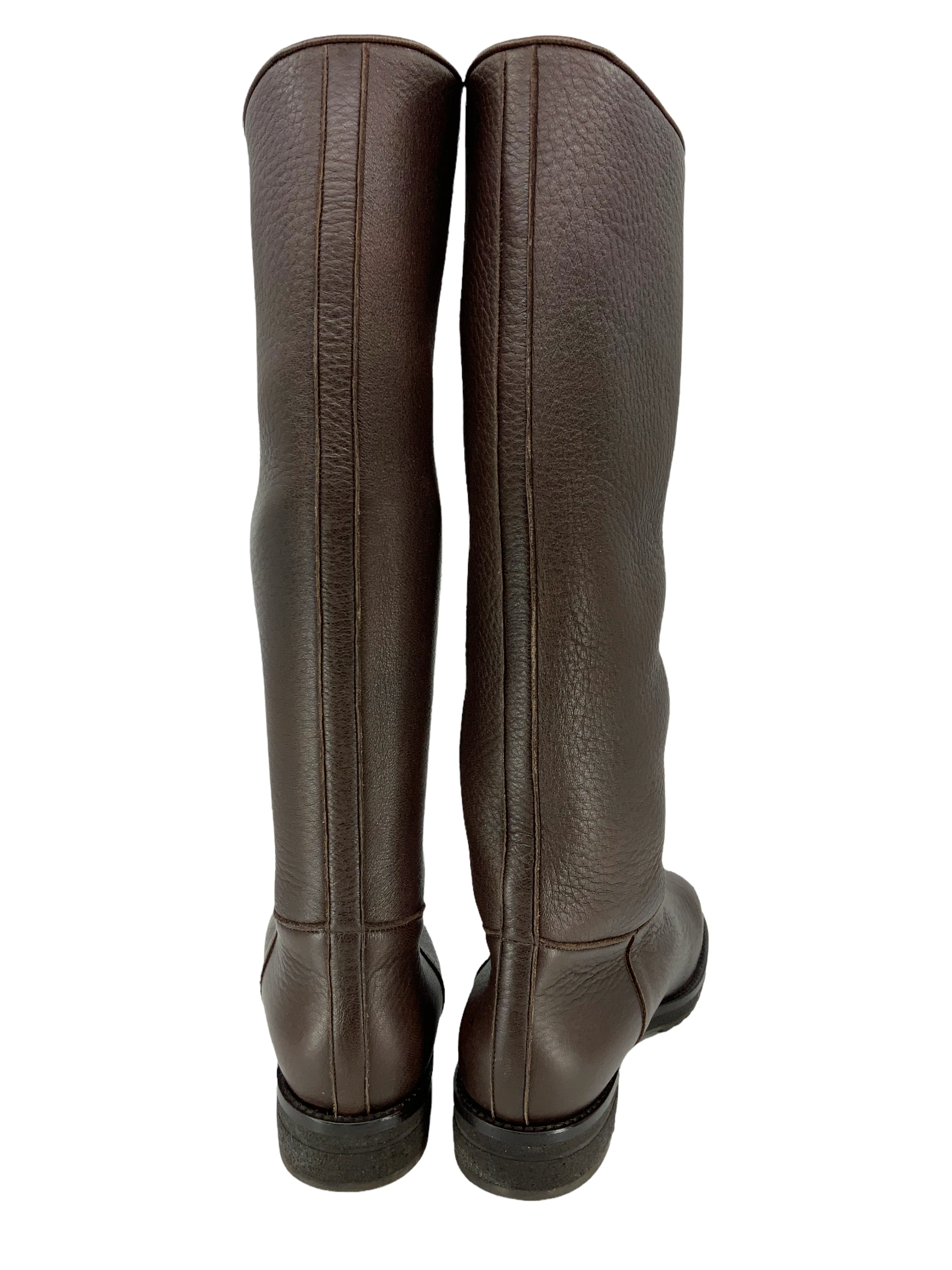 Loro Piana Leather Knee-High Sauvanne Boots Size 8.5