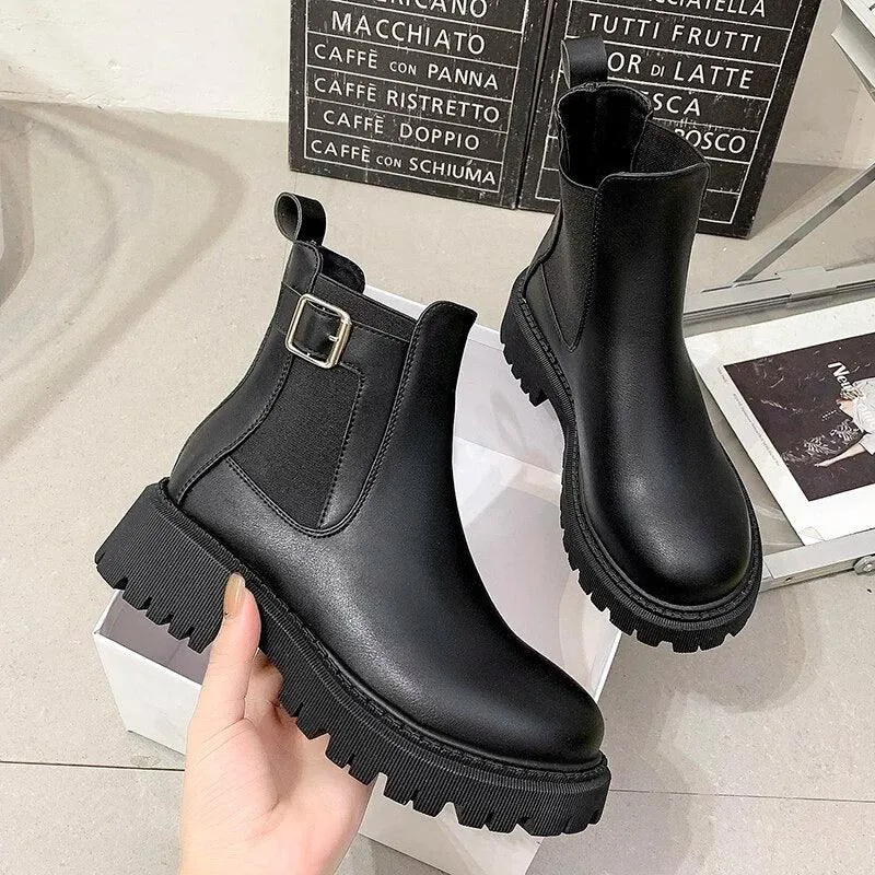 Michael PU Short Boots