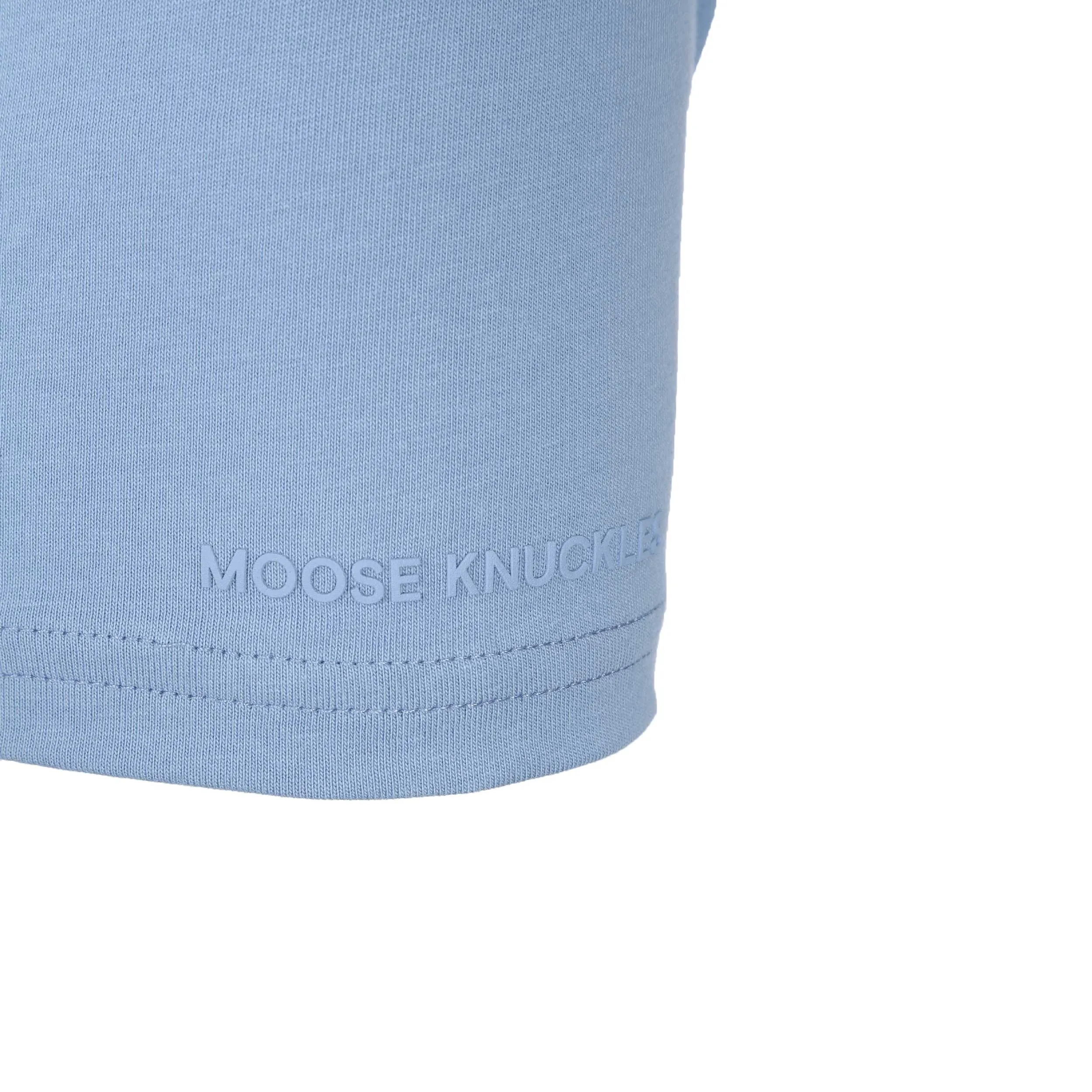 Moose Knuckles Augustine T-Shirt in Windy Blue