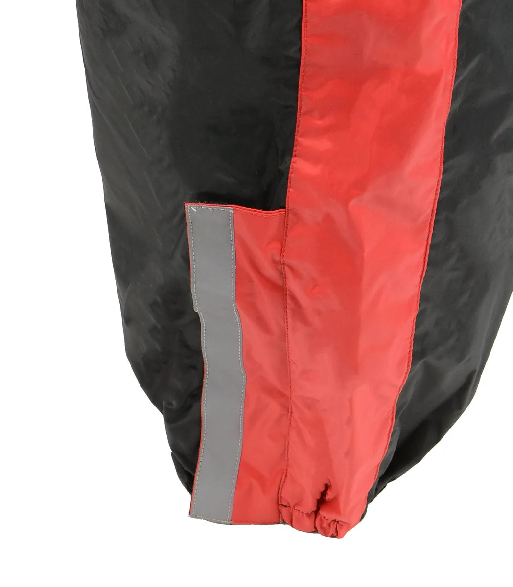 NexGen Ladies XS5001 Black and Red Water Proof Rain Suit with