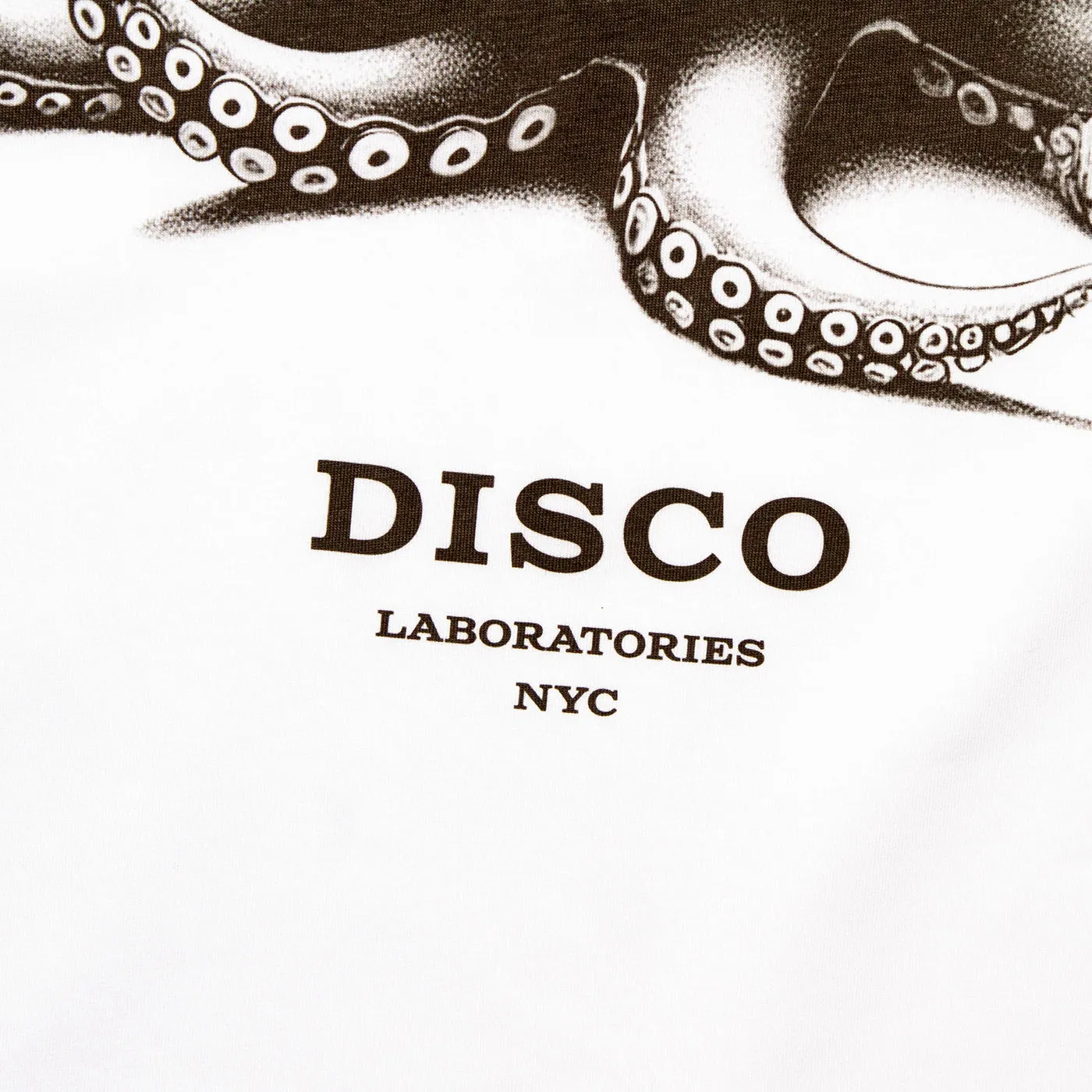 Octo Disco Labs NYC Back Print - Tshirt - White