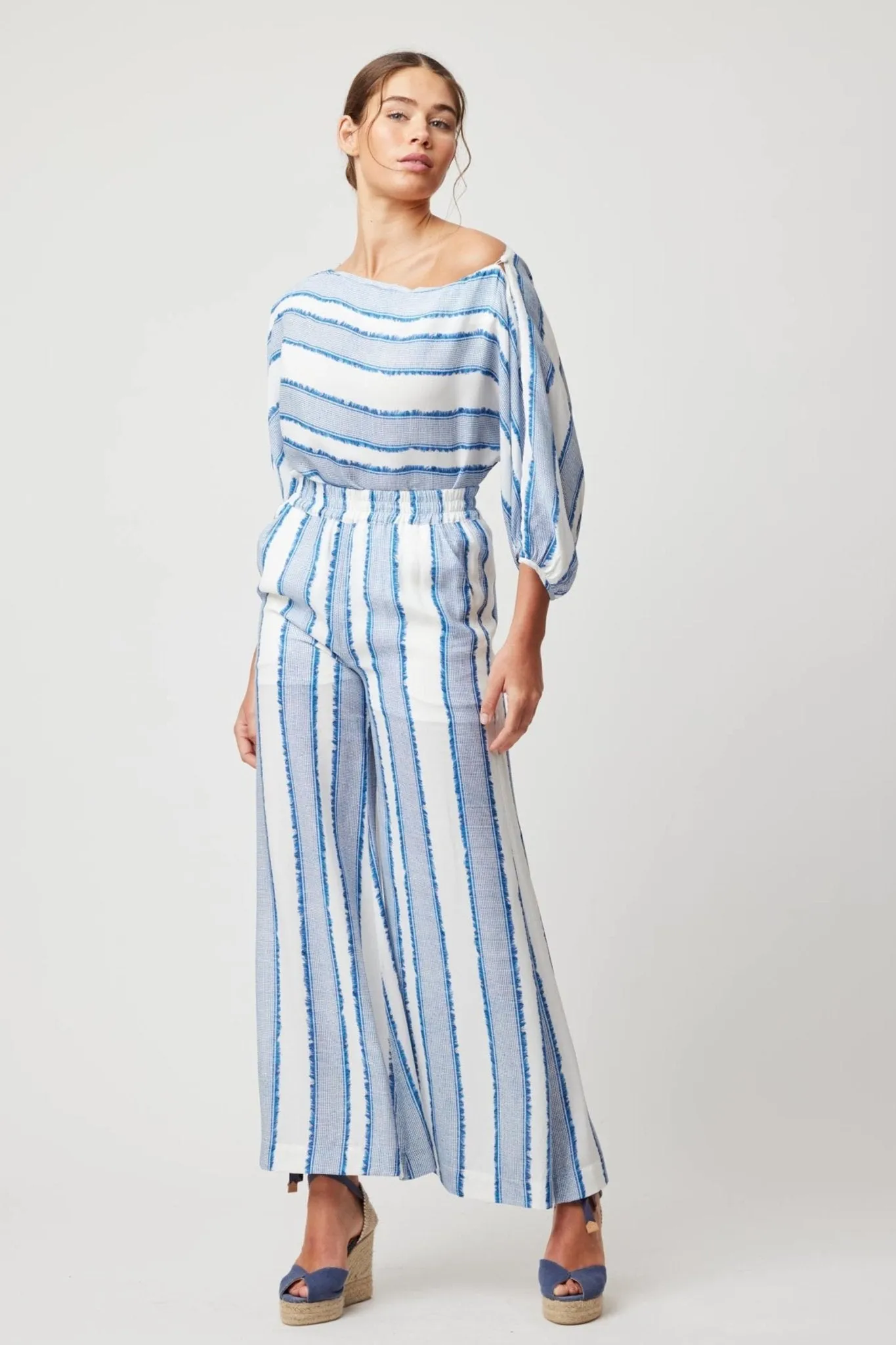 POSITANO WIDE LEG PANT - OW31607