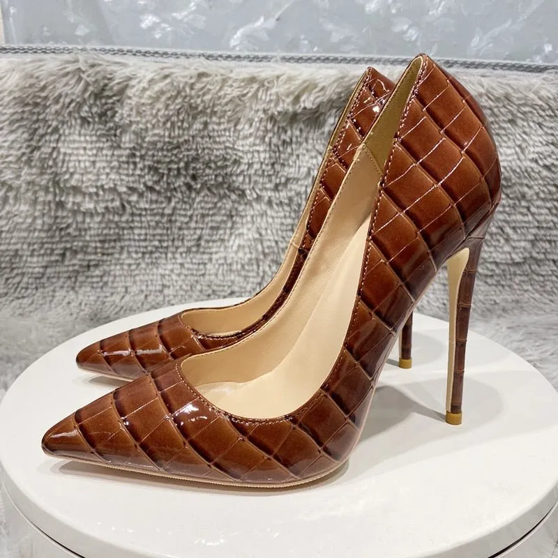 Pre Order:  Nude Tone Snakeskin Pumps