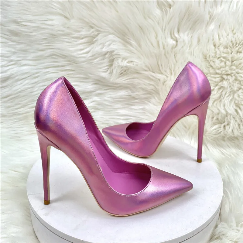 Pre Order:  Soft Sheen Pink Pointed Stiletto