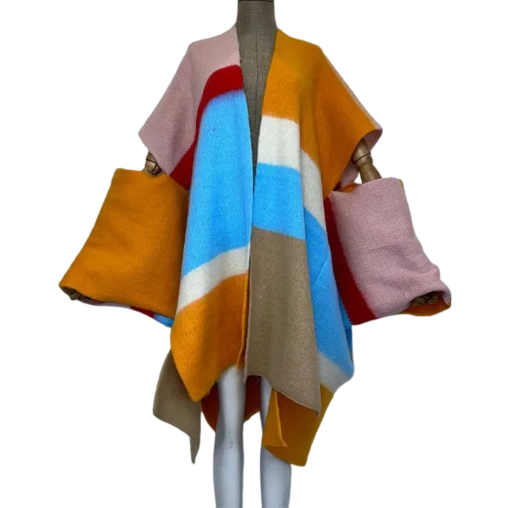 Pre Order:  Trendy Vibrant Unique Sleeve Cardigan - WINI