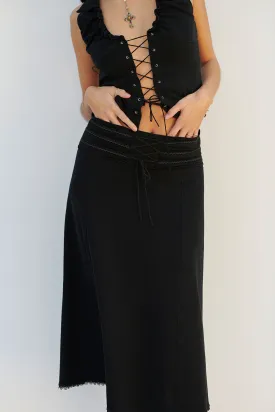 Salem Midi Skirt - Eclipse