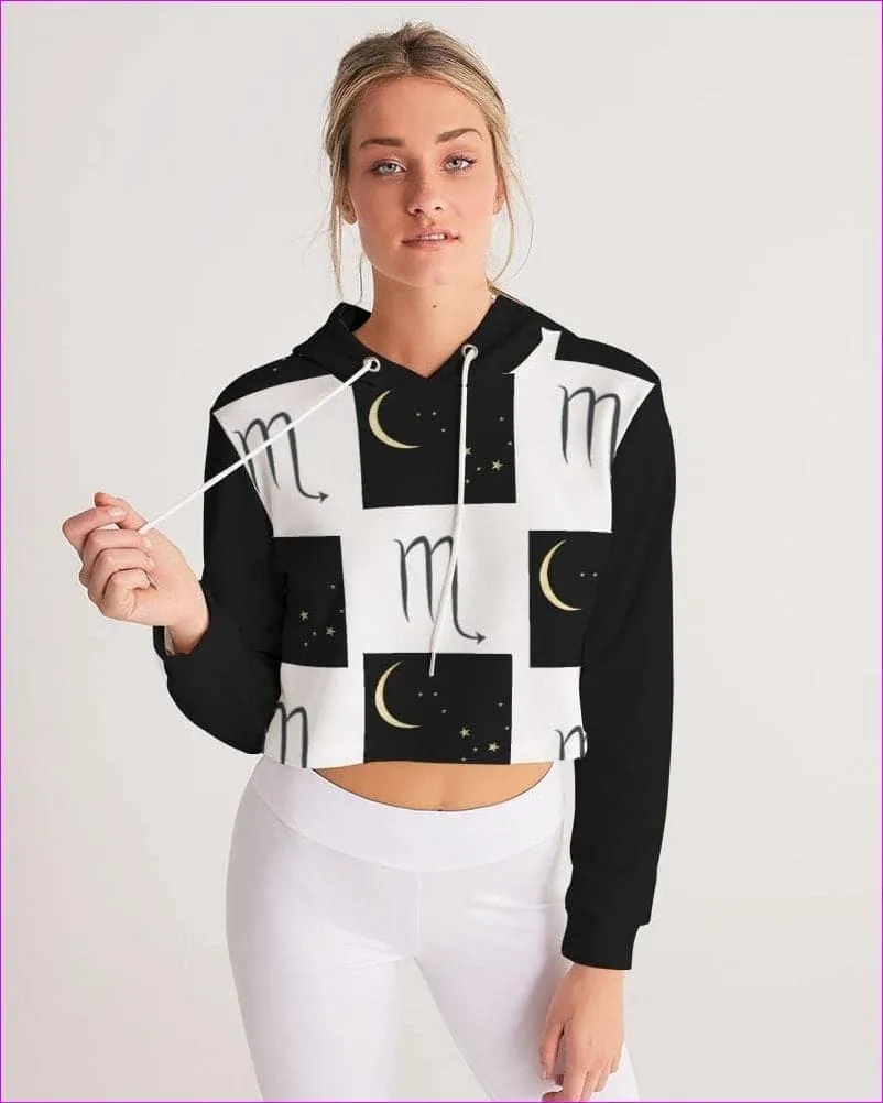 Scorpio Moon  Women's Cropped Hoodie