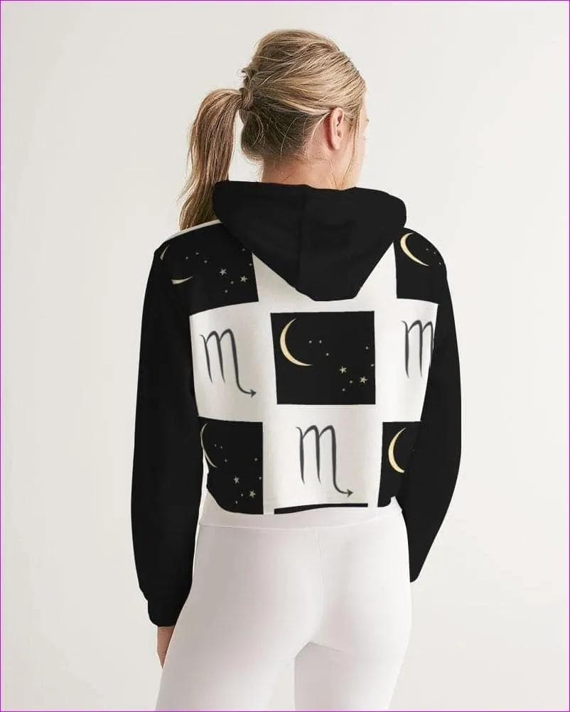 Scorpio Moon  Women's Cropped Hoodie