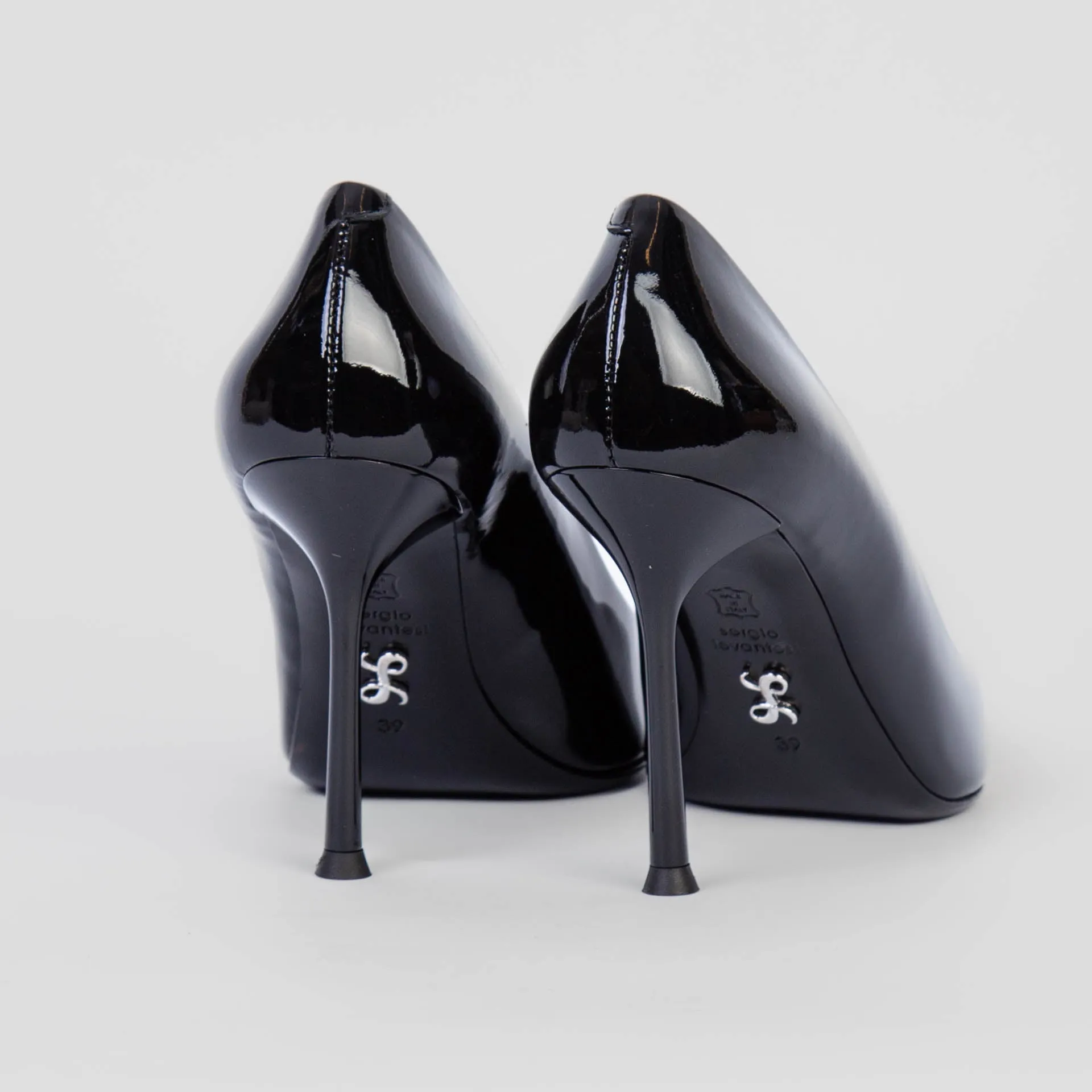 SERGIO LEVANTESI PUMPS MUSA24 PAINT NERO BLACK