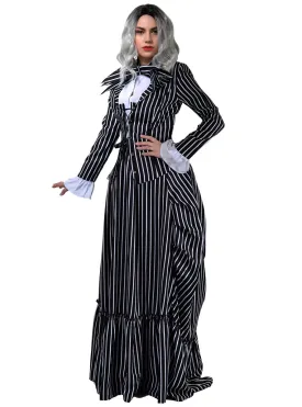 Skeleton Jack Plus Size Womens Deluxe Christmas Costume