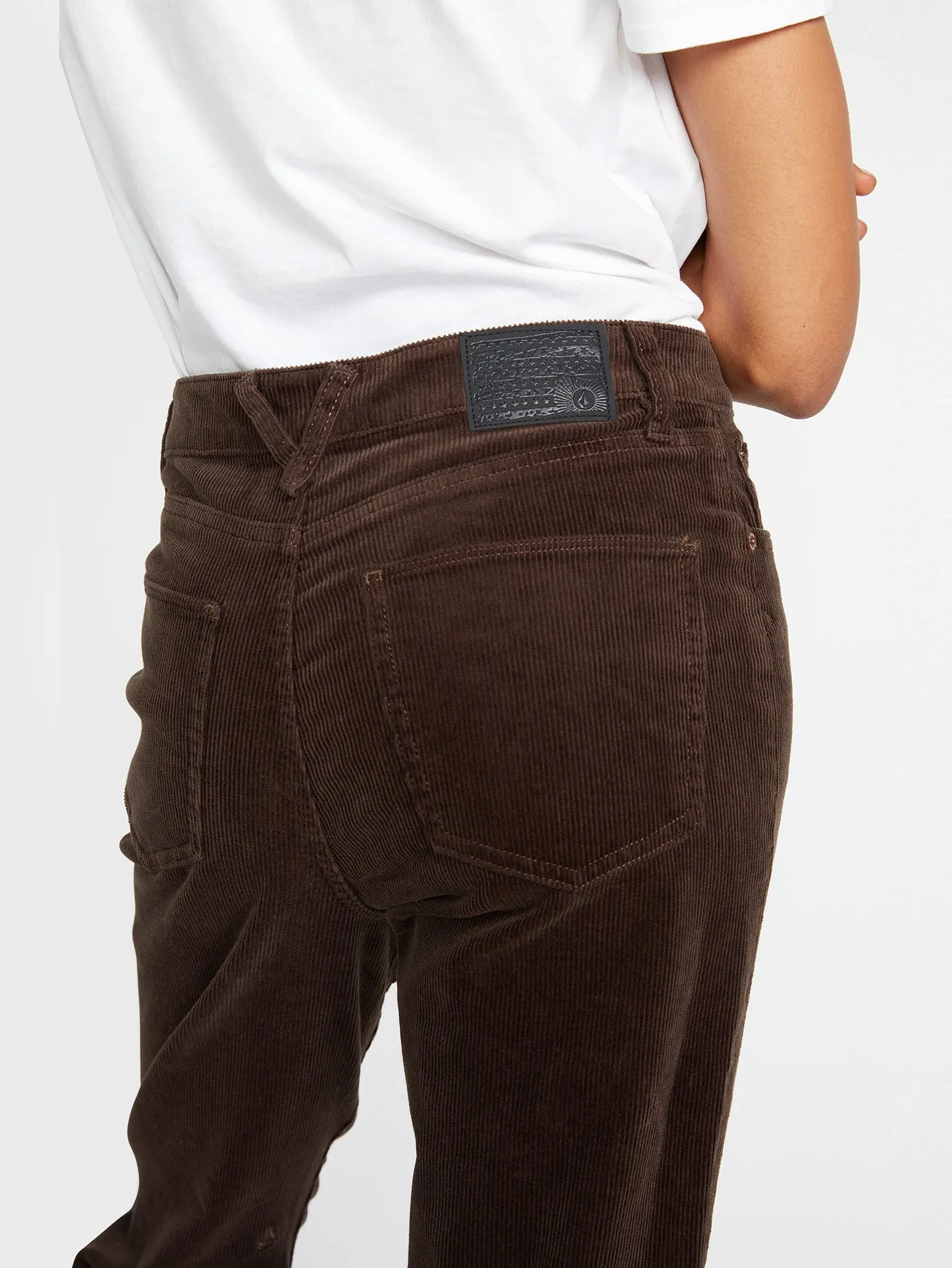 Stoned Straight Corduroy Pants - Espresso