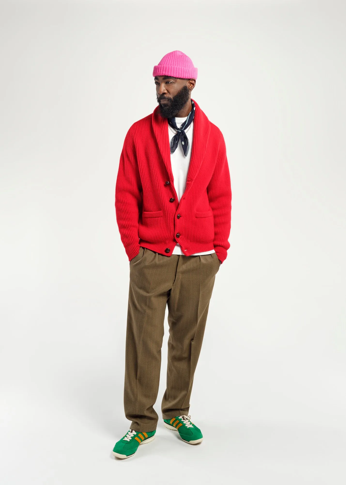 THE KENNEDY CARDIGAN | CARDINAL