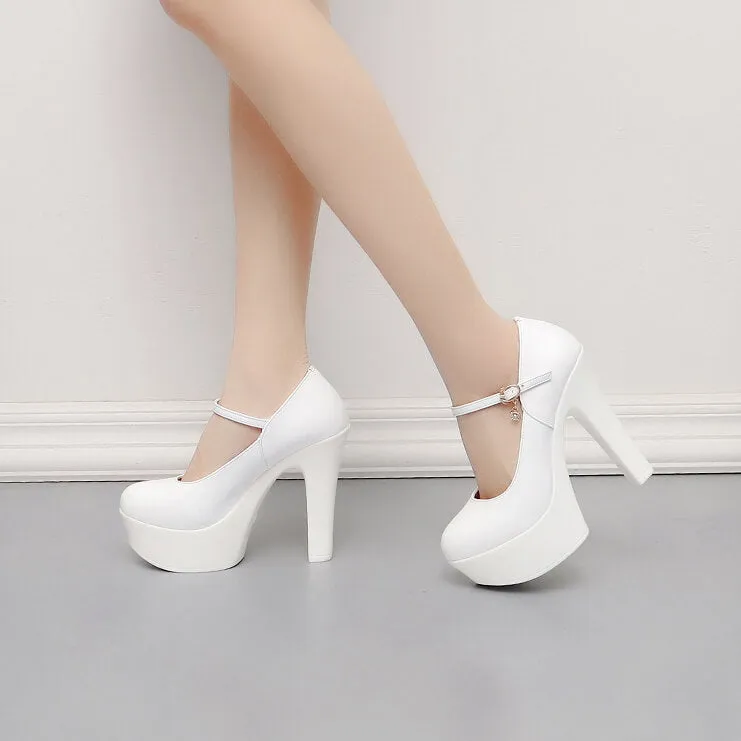 Uniwim Round Toe High Heels Shoes SE21631