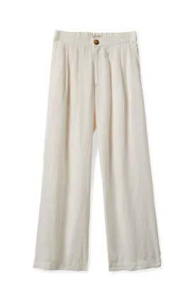 Vintage Linen Wide Leg Pant