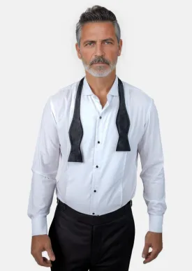 White Bamboo Tuxedo Shirt