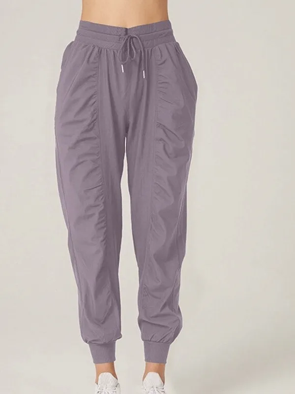 Women's Sports Joggers with Side Pockets with Cuffs - SF0177